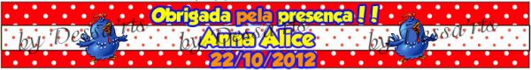 Rótulo para papinha